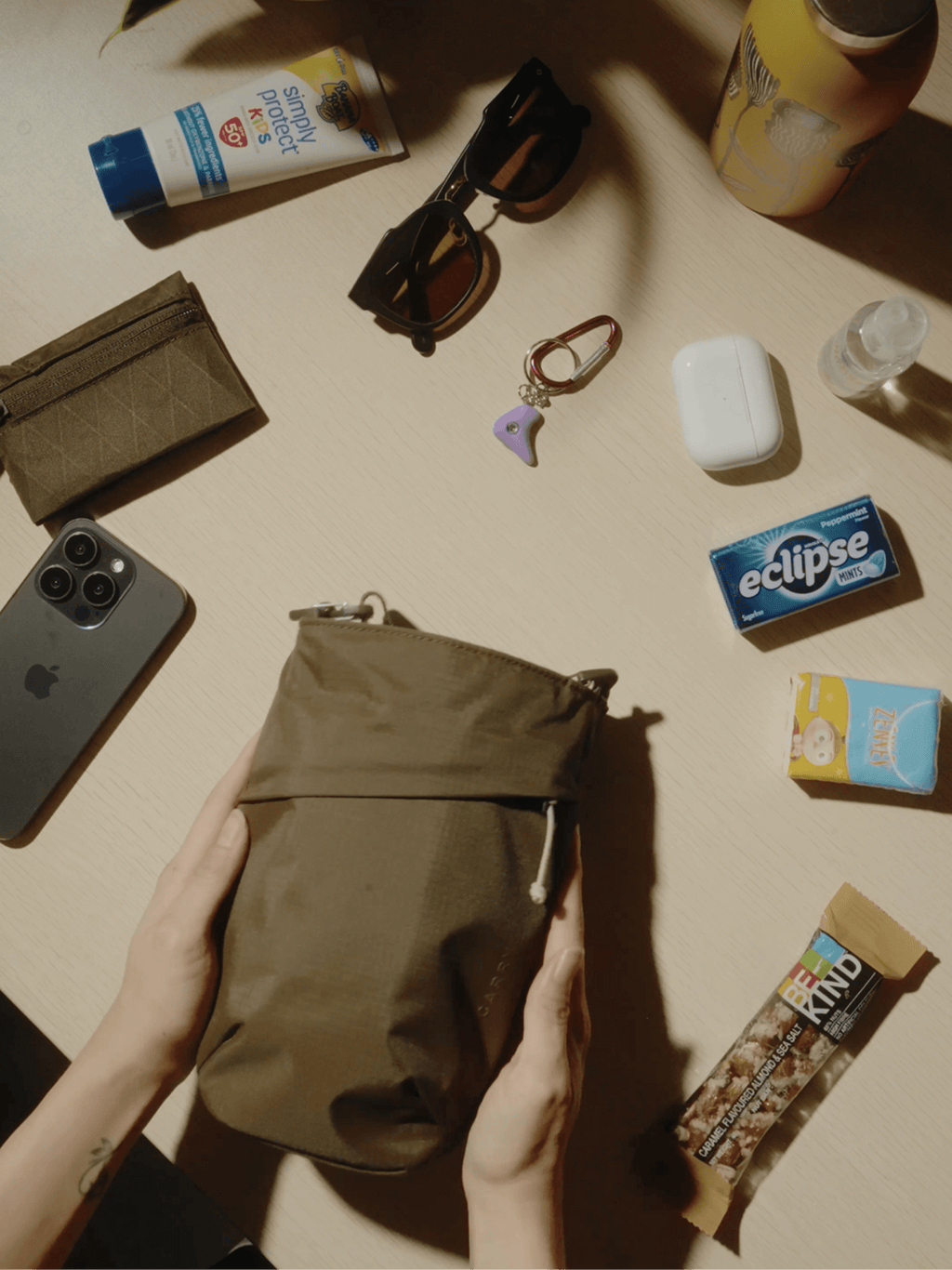 Bottle Sling Ripstop Tan