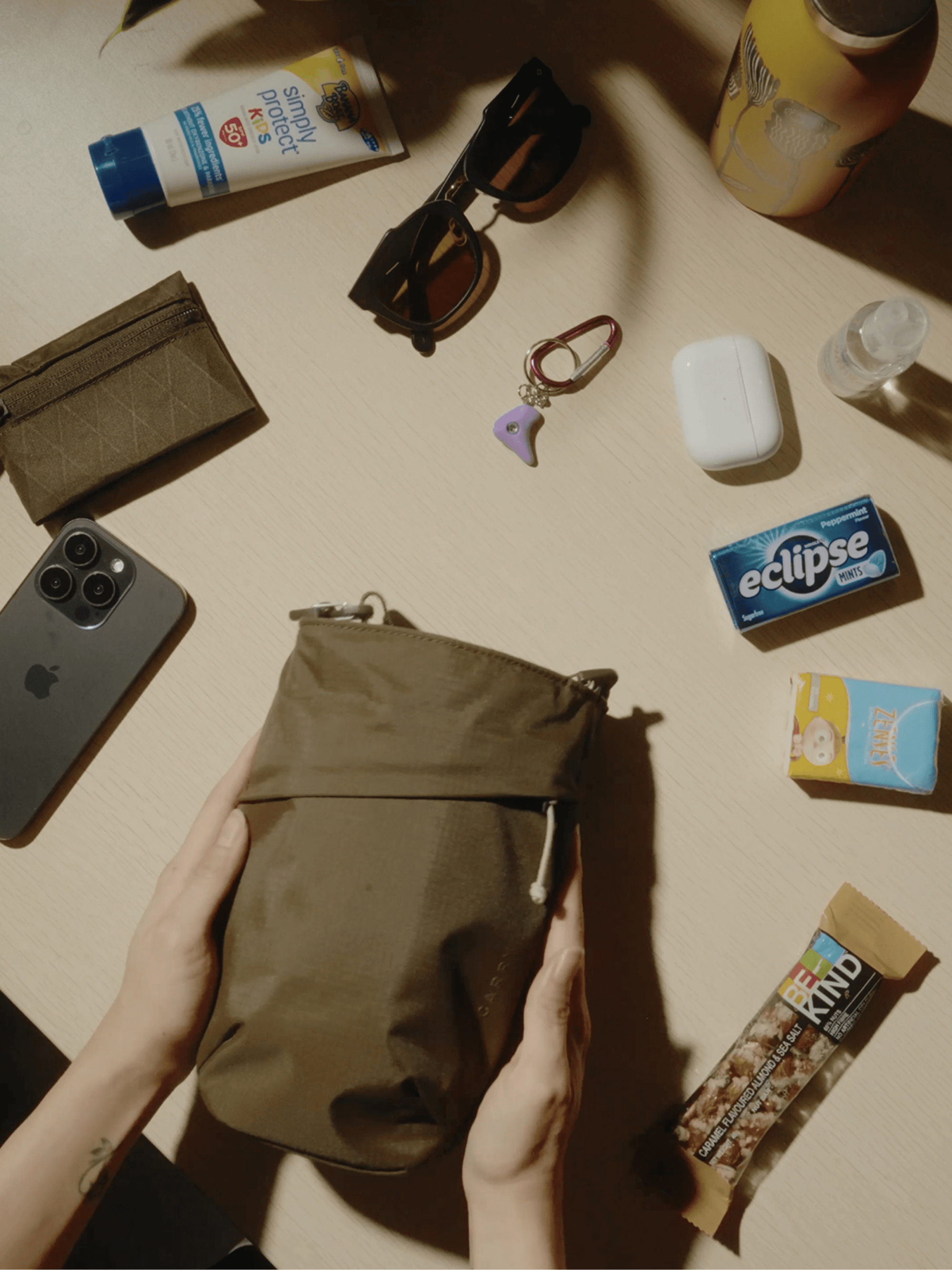 Bottle Sling Ripstop Tan