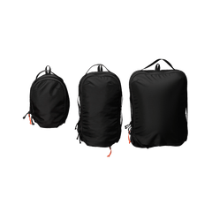 Cube Set (S+M+L) — Ripstop Black set
